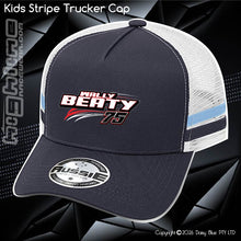 Load image into Gallery viewer, KIDS Stripe Trucker - Wally Beaty