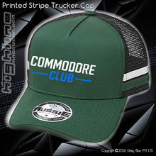 Load image into Gallery viewer, STRIPE Trucker Cap - CC Neon Blue