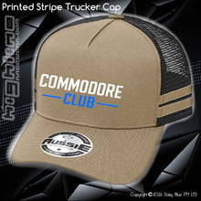 Load image into Gallery viewer, STRIPE Trucker Cap - CC Neon Blue