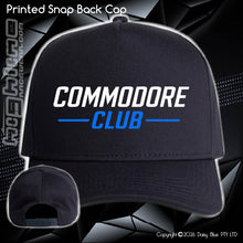 Load image into Gallery viewer, Printed Snap Back CAP - CC Neon Blue