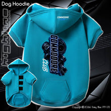 Load image into Gallery viewer, Doggie Hoodie - CC Neon Blue
