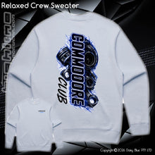 Load image into Gallery viewer, Relaxed Crew Sweater - CC Neon Blue