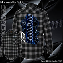 Load image into Gallery viewer, Flannelette Shirt - CC Neon Blue