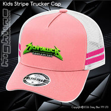 Load image into Gallery viewer, KIDS Stripe Trucker - Mowtallica