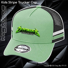 Load image into Gallery viewer, KIDS Stripe Trucker - Mowtallica