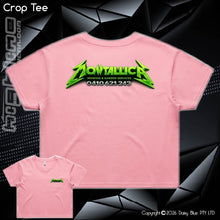 Load image into Gallery viewer, Ladies Crop Tee - Mowtallica