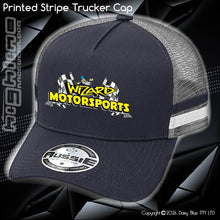 Load image into Gallery viewer, STRIPE Trucker Cap - Wizard Motorsport