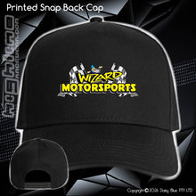 Load image into Gallery viewer, Printed Snap Back CAP - Wizard Motorsport