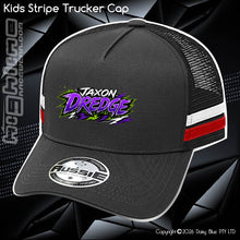 Load image into Gallery viewer, KIDS Stripe Trucker - Jaxon Dredge
