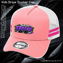 Load image into Gallery viewer, KIDS Stripe Trucker - Jaxon Dredge