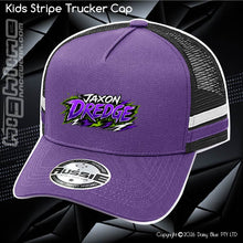 Load image into Gallery viewer, KIDS Stripe Trucker - Jaxon Dredge