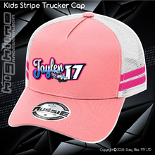Load image into Gallery viewer, KIDS Stripe Trucker - Jaylen Knight
