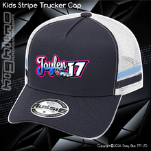 Load image into Gallery viewer, KIDS Stripe Trucker - Jaylen Knight