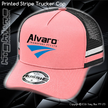 Load image into Gallery viewer, STRIPE Trucker Cap - Alvaro Transport