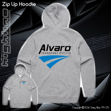 Load image into Gallery viewer, Zip Up Hoodie - Alvaro Transport