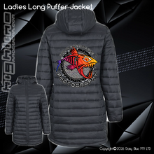 Load image into Gallery viewer, Ladies Long Puffer Jacket - Colin R Photography