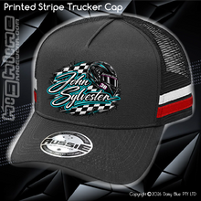 Load image into Gallery viewer, STRIPE Trucker Cap - John Sylvester