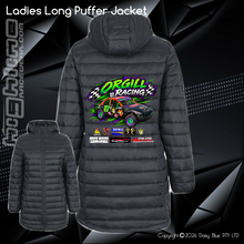 Load image into Gallery viewer, Ladies Long Puffer Jacket - Orgil Racing