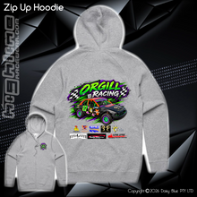 Load image into Gallery viewer, Zip Up Hoodie - Orgil Racing
