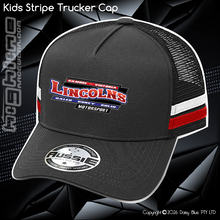 Load image into Gallery viewer, KIDS Stripe Trucker - Lincoln Motorsport