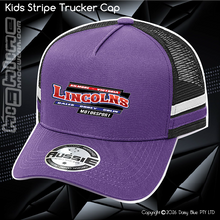 Load image into Gallery viewer, KIDS Stripe Trucker - Lincoln Motorsport