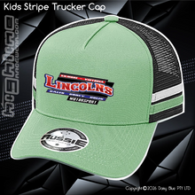 Load image into Gallery viewer, KIDS Stripe Trucker - Lincoln Motorsport