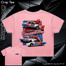 Load image into Gallery viewer, Ladies Crop Tee - Lincoln Motorsport