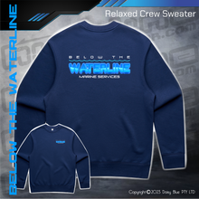 Load image into Gallery viewer, Relaxed Crew Sweater - Below The Waterline Marine Services