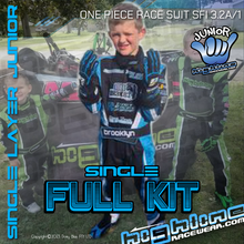 Load image into Gallery viewer, BT JUNIOR FULL KIT Custom Race Suit - Single Layer - SFI 3.2a/1