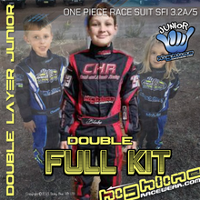 Load image into Gallery viewer, BT JUNIOR FULL KIT Custom Race Suit - Double Layer - SFI 3.2a/5