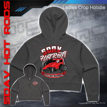 Load image into Gallery viewer, Ladies Crop Hoodie - SDAV Hot Rods