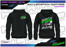 Load image into Gallery viewer, JAIDEN McCANN - COTTON FLEECE HOODIE