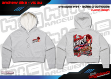 Load image into Gallery viewer, LADIES CROP HOODIE - ANDREW DIKE