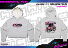 Load image into Gallery viewer, Ladies Crop Hoodie - Kenneth Mankey