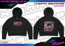 Load image into Gallery viewer, Ladies Crop Hoodie - Kenneth Mankey