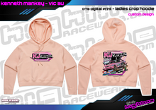 Load image into Gallery viewer, Ladies Crop Hoodie - Kenneth Mankey