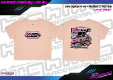 Load image into Gallery viewer, Ladies Crop Tee - Kenneth Mankey
