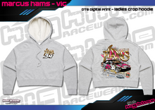 Load image into Gallery viewer, Ladies Crop Hoodie - Marcus Hams