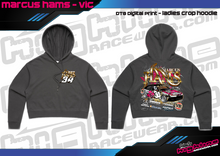 Load image into Gallery viewer, Ladies Crop Hoodie - Marcus Hams