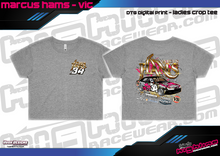 Load image into Gallery viewer, Ladies Crop Tee - Marcus Hams