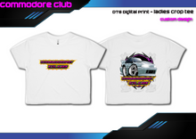 Load image into Gallery viewer, Ladies Crop Tee - CARTOON