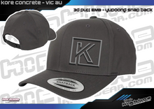 Load image into Gallery viewer, 3D Puff Yupoong Snap Back CAP - Kore Concrete