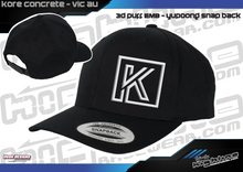 Load image into Gallery viewer, 3D Puff Yupoong Snap Back CAP - Kore Concrete