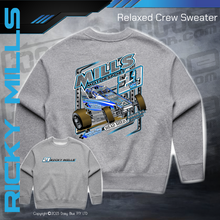 Load image into Gallery viewer, Ladies Relaxed Crew Sweater - Mills Motorsport