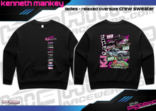 Load image into Gallery viewer, Ladies Relaxed Crew Sweater - Kenneth Mankey