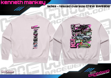 Load image into Gallery viewer, Ladies Relaxed Crew Sweater - Kenneth Mankey