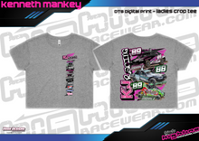 Load image into Gallery viewer, Ladies Crop Tee - Kenneth Mankey