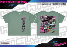 Load image into Gallery viewer, Ladies Crop Tee - Kenneth Mankey