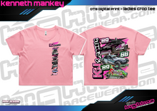 Load image into Gallery viewer, Ladies Crop Tee - Kenneth Mankey