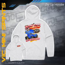 Load image into Gallery viewer, Zip Up Hoodie - VSC Mini Sprints 2023
